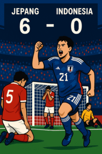 Timnas Indonesia vs Timnas Jepang