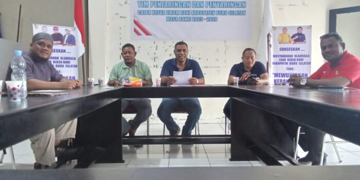 Bupati Calon Tunggal Ketua KONI Buru Selatan Periode 2025-2029