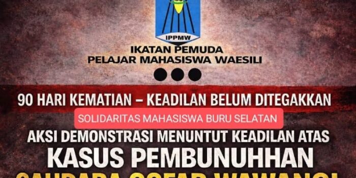 IPPMW Akan Gelar Aksi di Polda Maluku, Desak Penuntasan Kasus Pembunuhan Gofar Wawangi