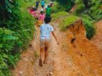 Potret Salah Satu Akses Jalan di Kec. Inamasol, Kab. SBB, yang tidak mendapatkan perhatian Pemerintah Pusat dan Daerah.